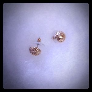 18k gold plated studs